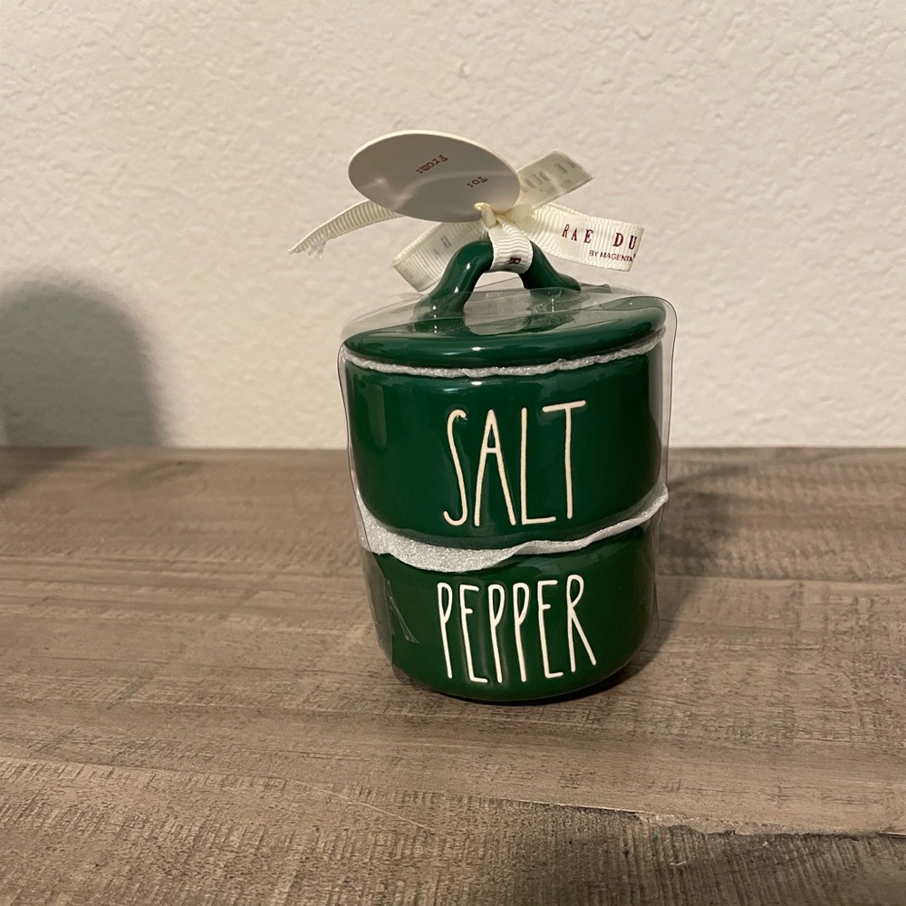 Rae Dunn Salt and Pepper Canisters